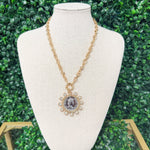 Celeste Coin Pendant Necklace - Sugar Babies Children's Boutique/Meg's Shoppe