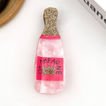 Champagne Bottle Claw Clip Hair Accessories TheDivaSoap