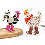 Chicken Claw Clip - Rooster Hair Accessories TheDivaSoap