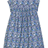 Charlotte Dress - Brookline Blossoms Blue Girls Occasion Dresses Bisby