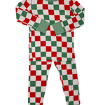 Checkerboard L/S Pant Set Kids Pajamas Twinkling Star