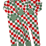 Checkerboard Zippy Baby Sleepwear Twinkling Star