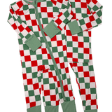 Checkerboard Zippy Baby Sleepwear Twinkling Star