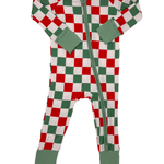 Checkerboard Zippy Baby Sleepwear Twinkling Star