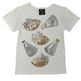 Cheer Sparkle Applique T-Shirt - Sugar Babies Children's Boutique/Meg's Shoppe