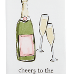Cheers Cotton Hand Towel Kitchen + Entertaining Mudpie