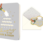 Cheers to the Bride & Groom Deluxe Greeting Card Paper Goods Studio Oh!
