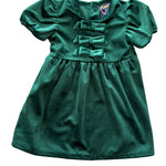 Chelsea Bow Dress - Emerald Girls Occasion Dresses Emma Jean