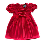 Chelsea Bow Dress - Red Girls Occasion Dresses Emma Jean