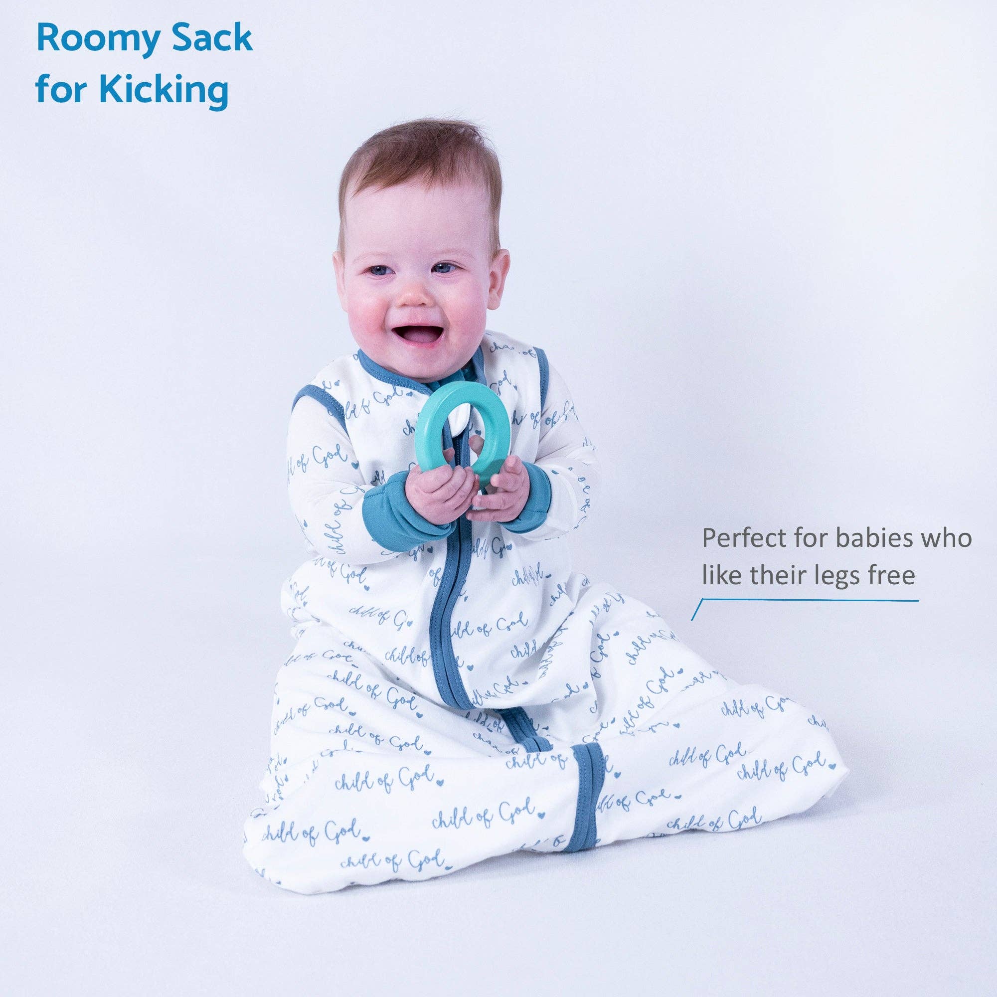 Child of God - Blue Sleep Sack Baby Accessories LollyBanks