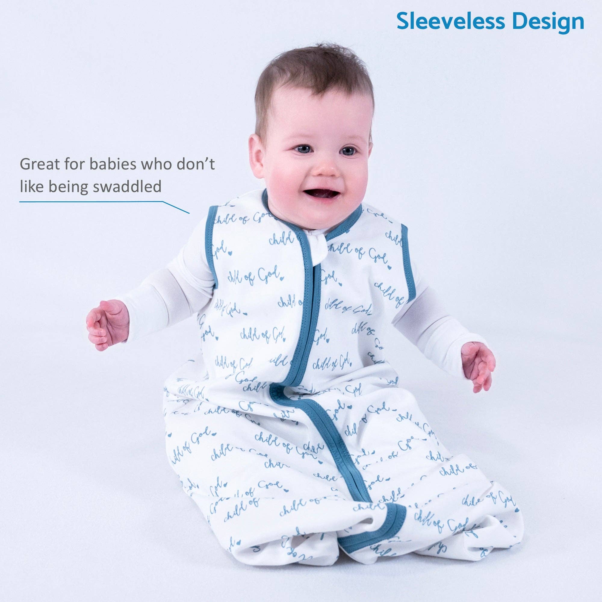 Child of God - Blue Sleep Sack Baby Accessories LollyBanks