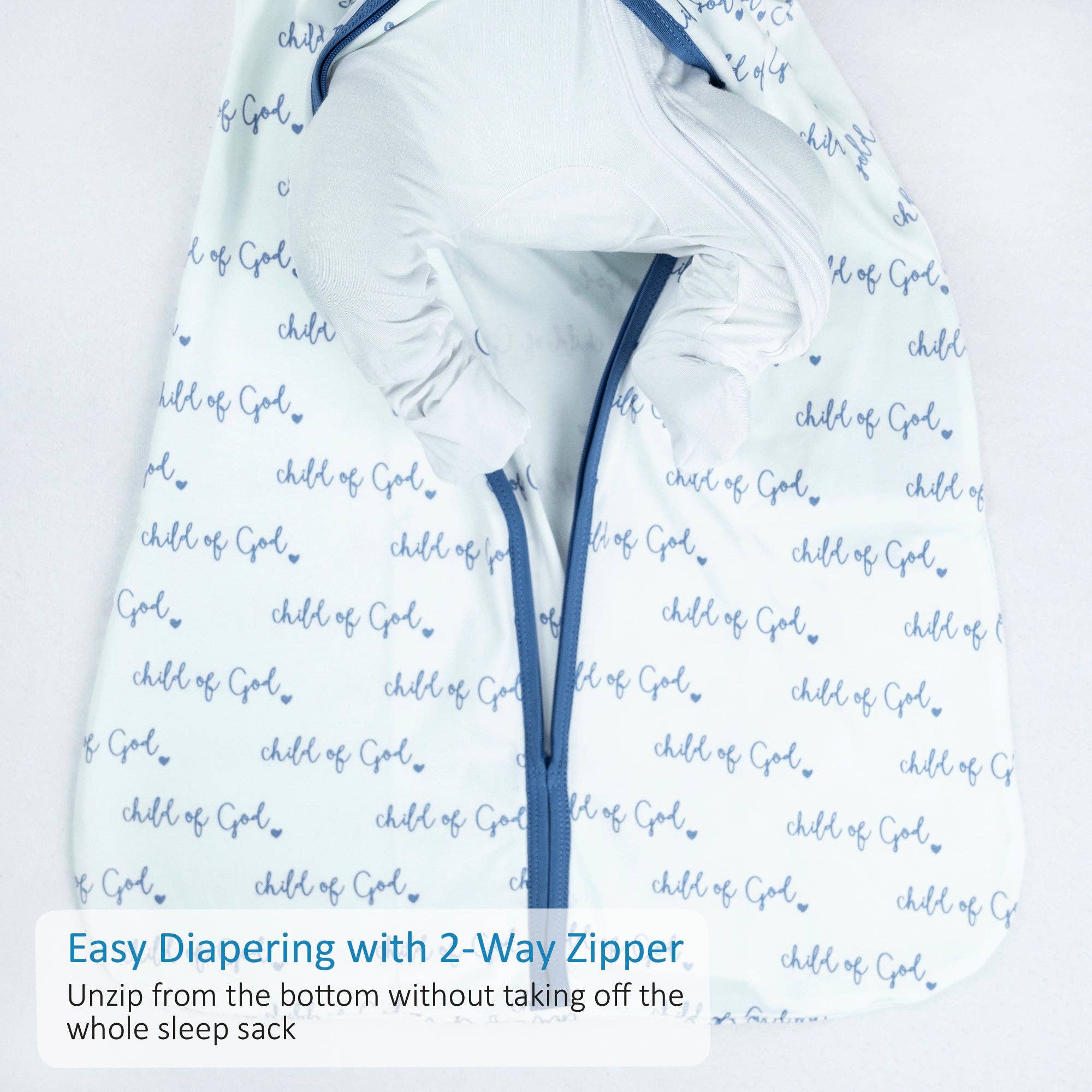 Child of God - Blue Sleep Sack Baby Accessories LollyBanks