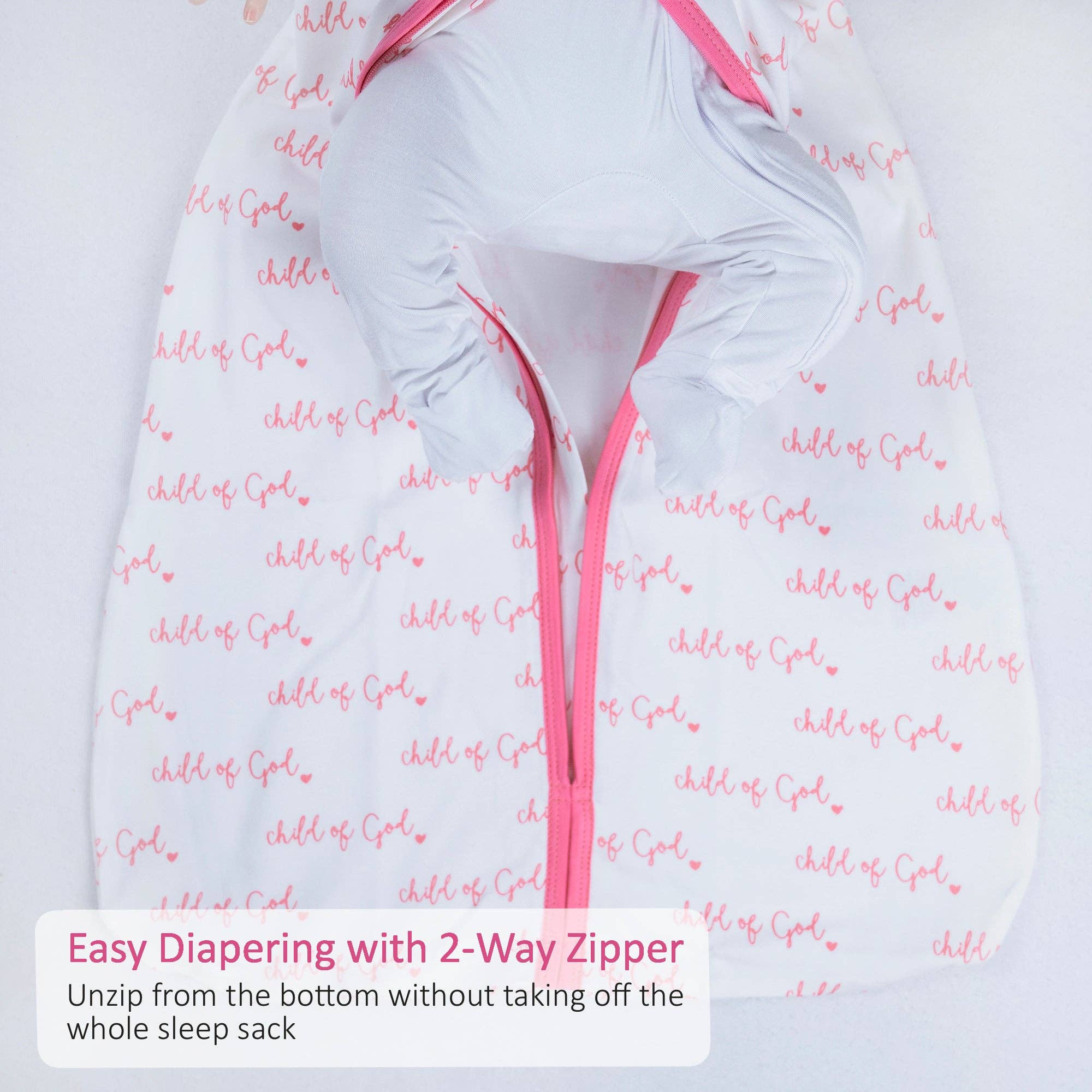 Child of God - Pink Sleep Sack Baby Accessories LollyBanks