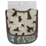 Chocolate Lab Dogs & Camo - Bib Set Baby Accessories Goosies