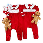 Chris and Eve's Classics Smocked Boy Footie Boys Outerwear Magnolia Baby