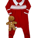 Chris and Eve's Classics Smocked Boy Footie Boys Outerwear Magnolia Baby