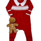 Chris and Eve's Classics Smocked Boy Footie Boys Outerwear Magnolia Baby