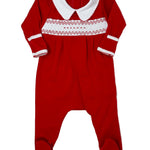 Chris and Eve's Classics Smocked Boy Footie Boys Outerwear Magnolia Baby