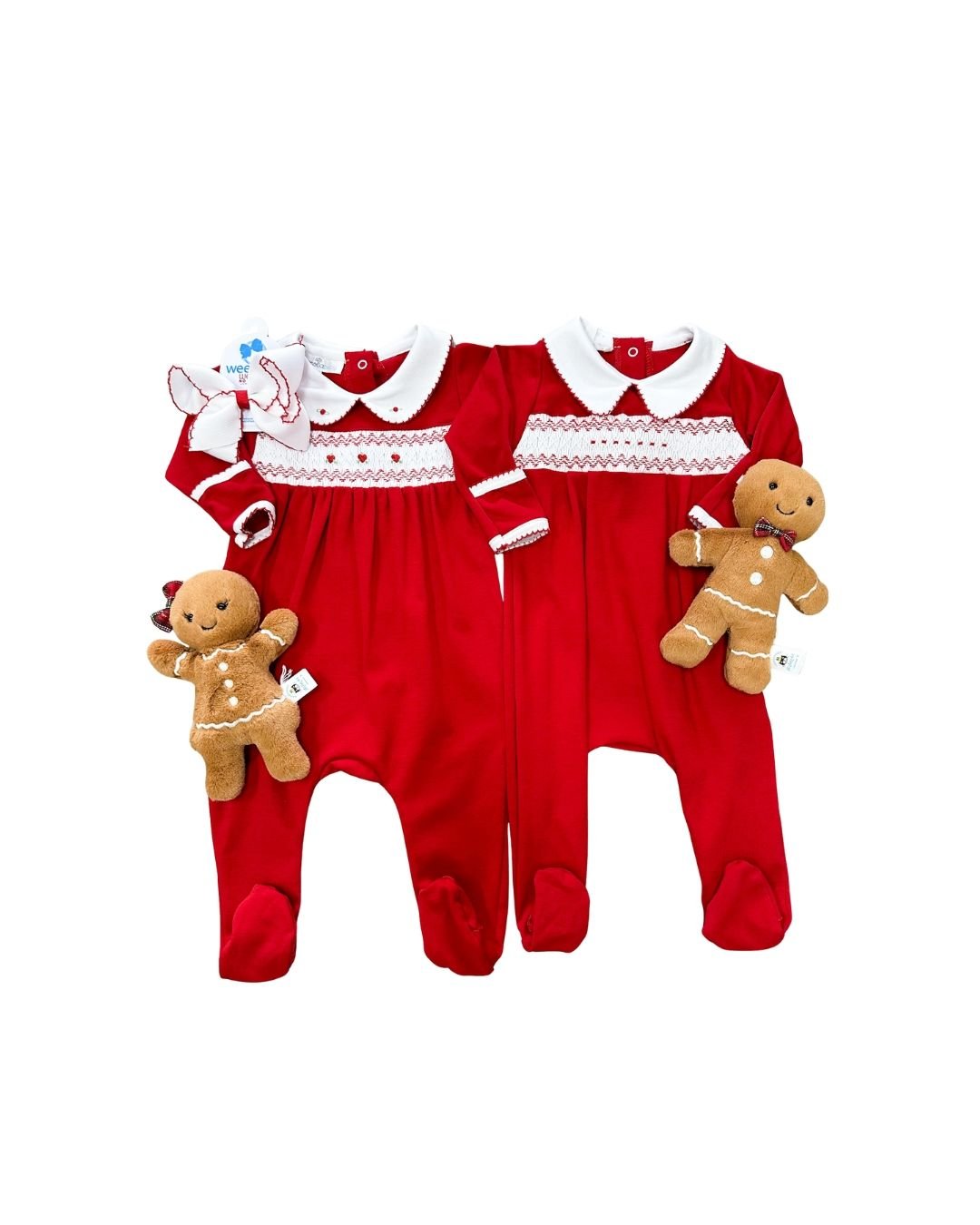 Chris and Eve's Classics Smocked Girl Footie Boys Outerwear Magnolia Baby