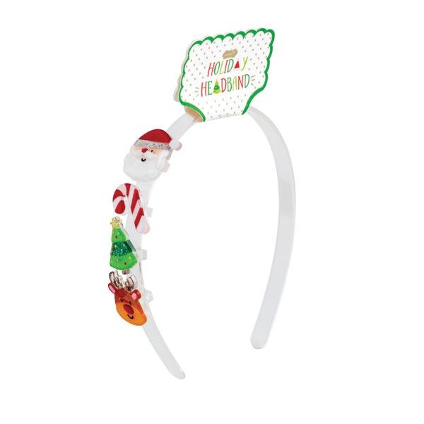 Christmas Acrylic Headbands - Assorted Seasonal Mudpie Icons