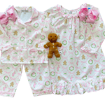 Christmas Bows Trellis Gown Kids Pajamas Sweet Dreams