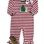 Christmas Morning Girls Romper Girls Bubbles + Rompers Three Sisters
