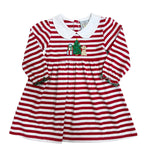 Christmas Morning L/S Dress Girls Bubbles + Rompers Three Sisters