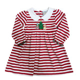 Christmas Morning L/S Dress Girls Bubbles + Rompers Three Sisters