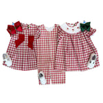Ho Ho Ho Smocked Bishop Girls Occasion Dresses Banana Split