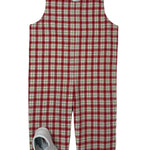 Christmas Plaid Boys Longall Boys Bubbles + Rompers Banana Split