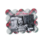 Christmas Scalloped Acrylic Frame - My First - Sugar Babies Children's Boutique/Meg's Shoppe