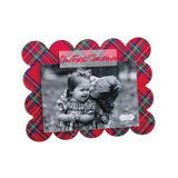 Christmas Scalloped Acrylic Frame - Our First - Sugar Babies Children's Boutique/Meg's Shoppe