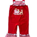 Christmas Sleigh Girls Romper Girls Occasion Dresses Millie Jay