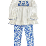 Christmas Tree Applique Legging Set Girls Sets Banana Split