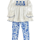 Christmas Tree Applique Legging Set Girls Sets Banana Split