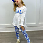 Christmas Tree Applique Legging Set - Sugar Babies Children's Boutique/Meg's Shoppe