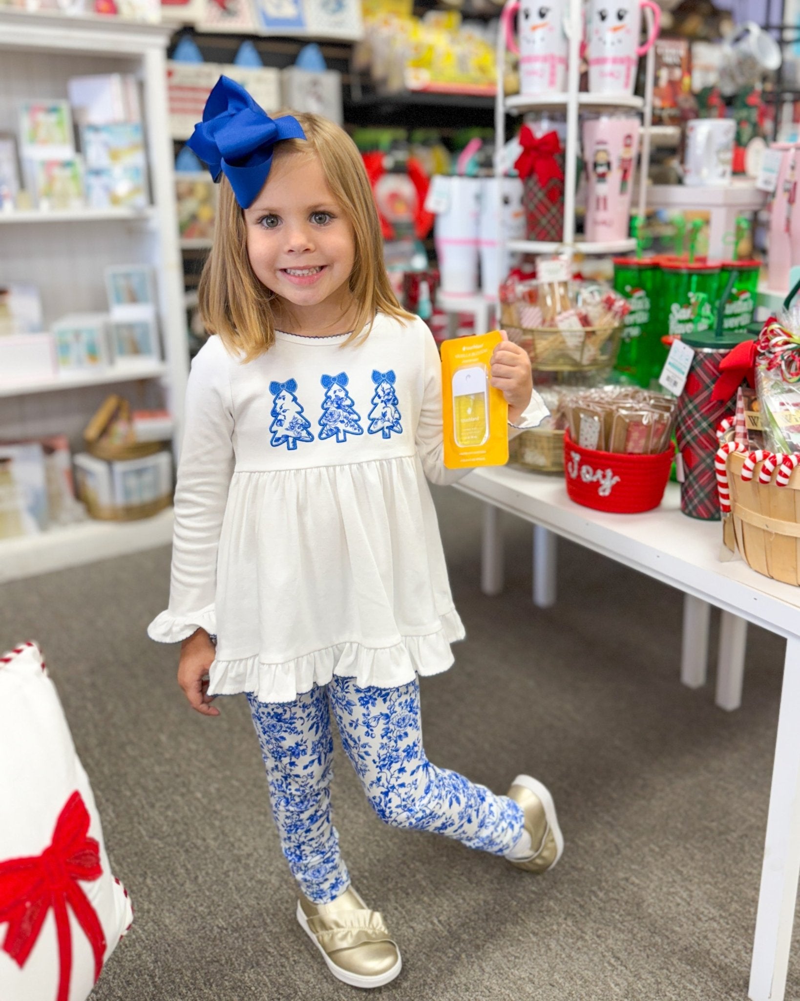 Christmas Tree Applique Legging Set - Sugar Babies Children's Boutique/Meg's Shoppe