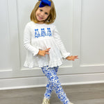Christmas Tree Applique Legging Set - Sugar Babies Children's Boutique/Meg's Shoppe