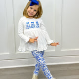 Christmas Tree Applique Legging Set - Sugar Babies Children's Boutique/Meg's Shoppe