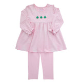 Christmas Tree Ruffle Pant Set Girls Sets Itsy Bitsy
