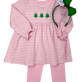 Christmas Tree Ruffle Pant Set Girls Sets Itsy Bitsy