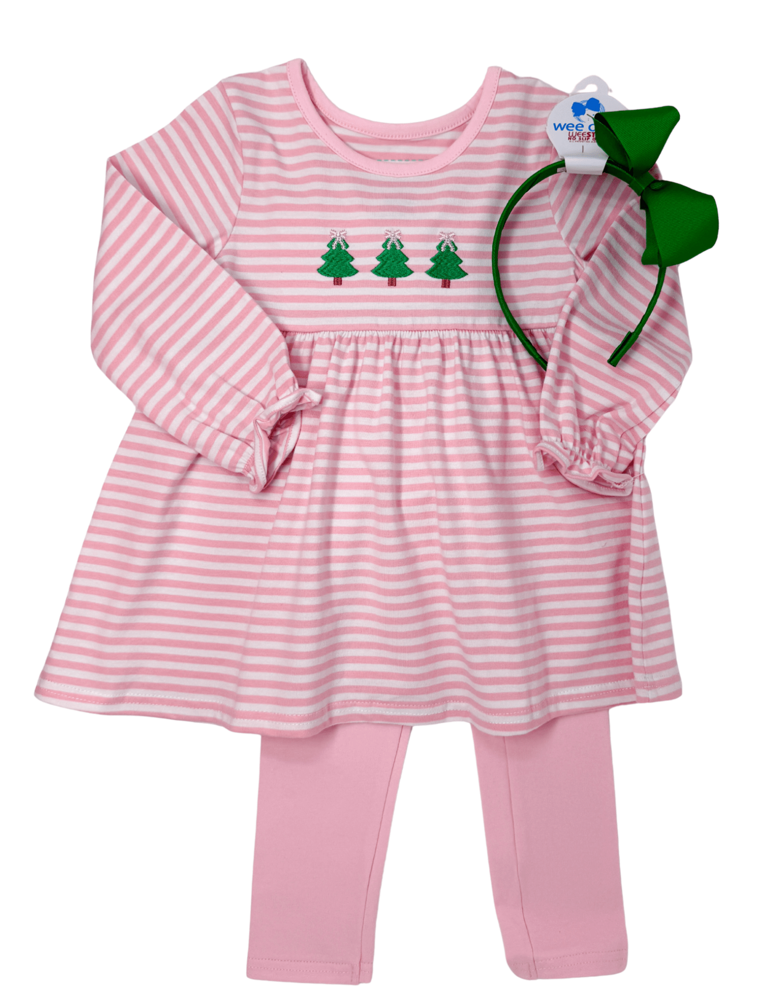 Christmas Tree Ruffle Pant Set Girls Sets Itsy Bitsy