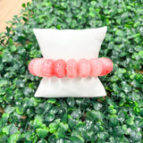 Chunky Marble Beaded Stretch Bracelet - Lt. Coral Bracelets Sugar Babies Children's Boutique/Meg's Shoppe