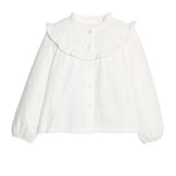 Cintra Top - White Eyelet - Sugar Babies Children's Boutique/Meg's Shoppe