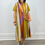 City Dress - Maple Stripes Long Dresses Livro