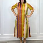 City Dress - Maple Stripes Long Dresses Livro