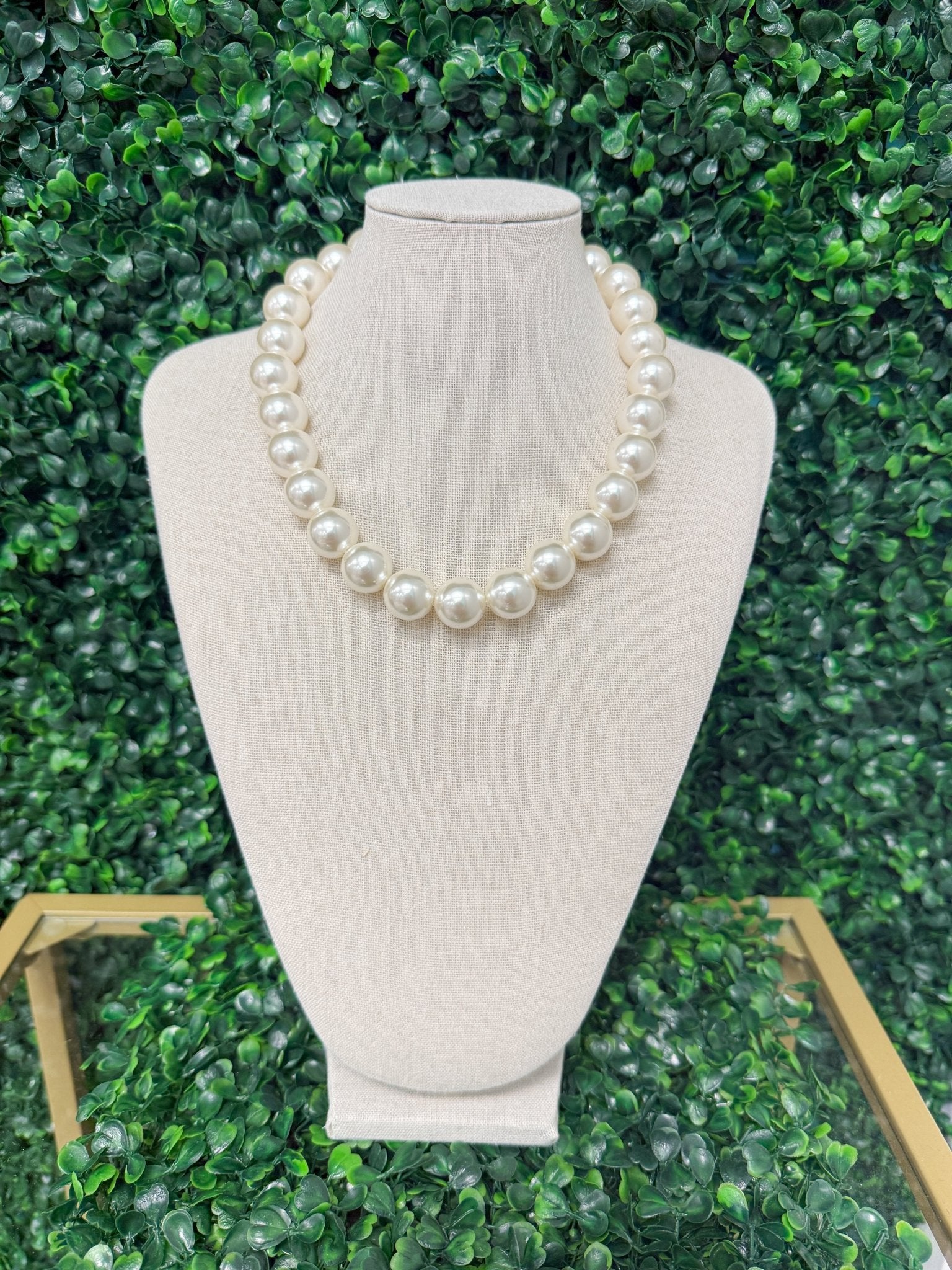 Classic 16mm Pearl Strand Necklace - Sugar Babies Children's Boutique/Meg's Shoppe