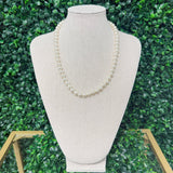 Classic 8mm Pearl Strand Necklace - Sugar Babies Children's Boutique/Meg's Shoppe
