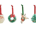 Classic Christmas Glass Ornament Seasonal Mudpie