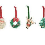 Classic Christmas Glass Ornament Seasonal Mudpie